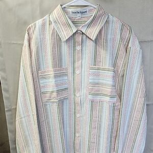 Womens Long Sleeve Button Up Size Sm.